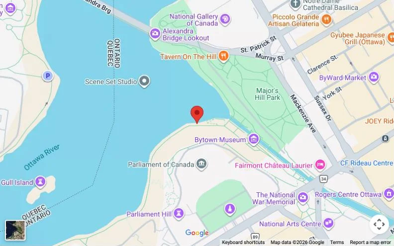 Map: Ottawa Locks